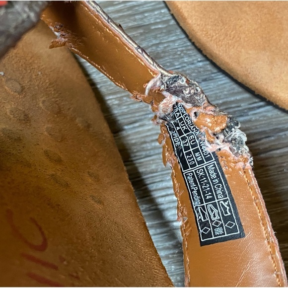 Vionic With Orthaheel Technology Flip Flop Sandal Size 6 Wide Floriana - Picture 7 of 16